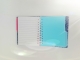 Mini notitieboek oceaan blauw
