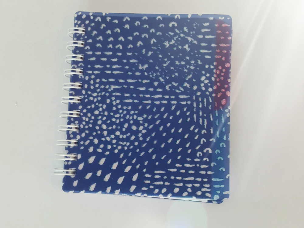 Mini notitieboek oceaan blauw