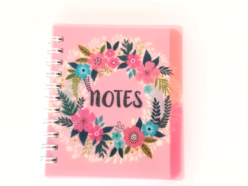 Mini notitieboek bloemen